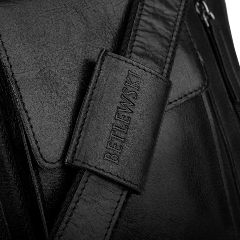 TBS-304 BLACK VINTAGE men' bag + CERTIFICATE