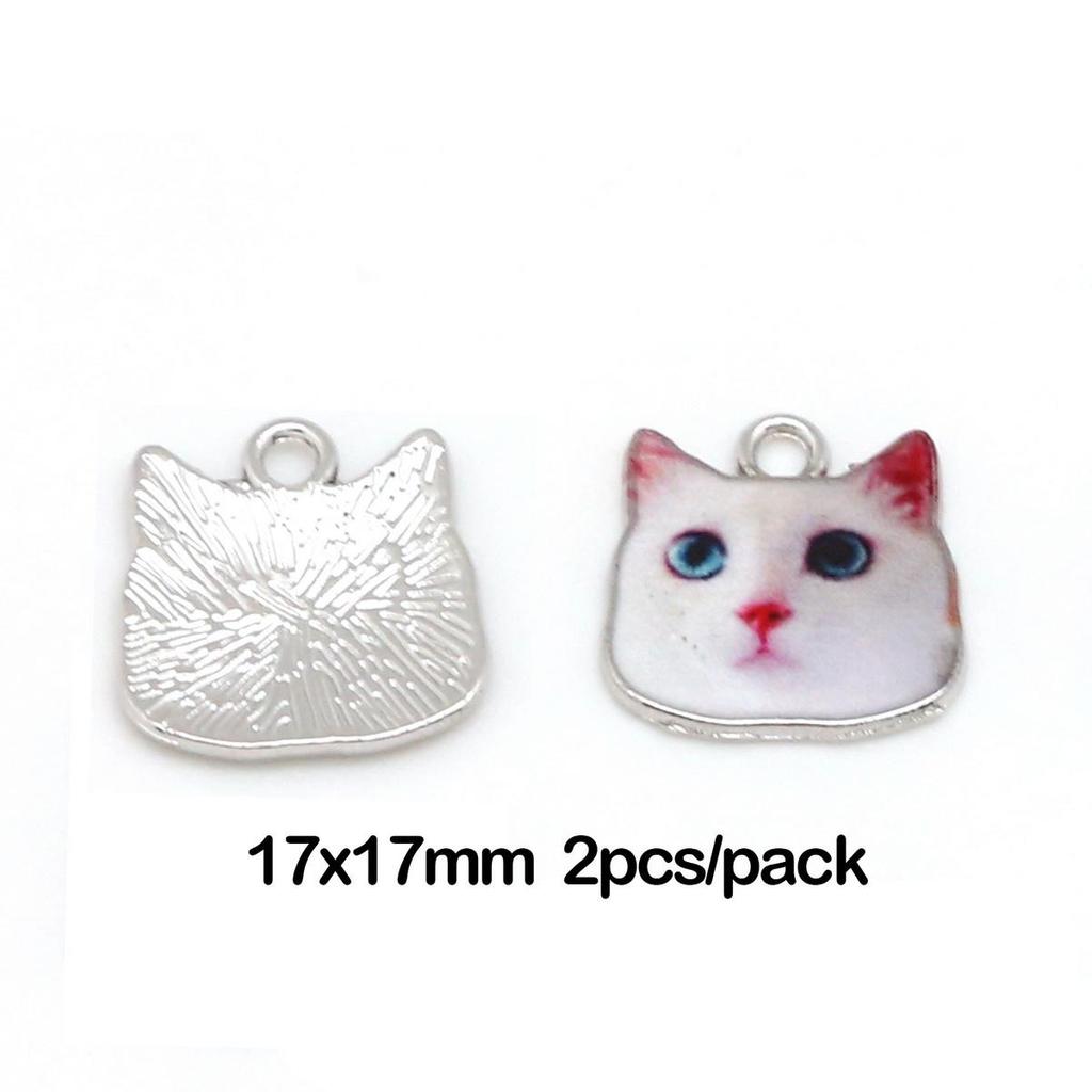 Металлический сплав, эмаль, кошка, сова, подвеска-подвеска для DIY ювелирных изделий, браслет, аксессуары