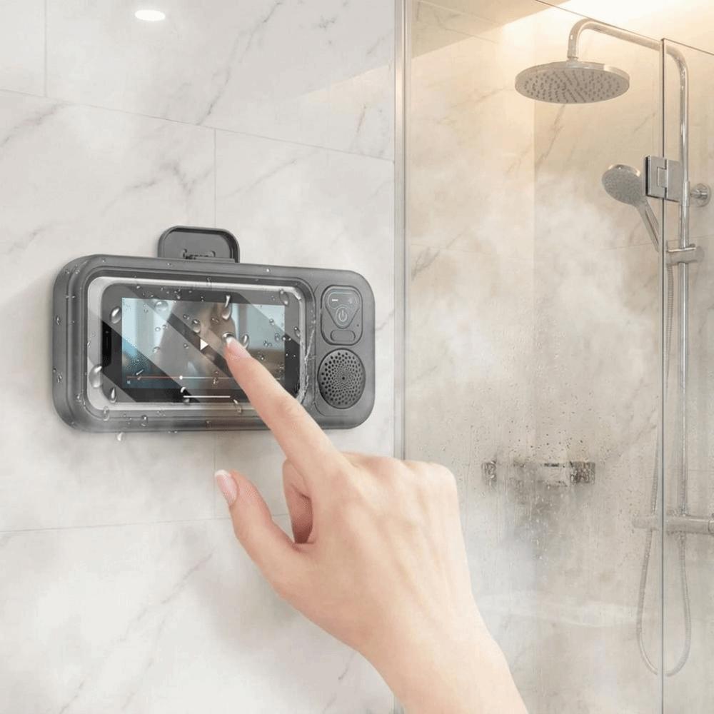 Suction Cup Mounted Wireless Shower Speaker Bathroom Phone Case Speaker Shower