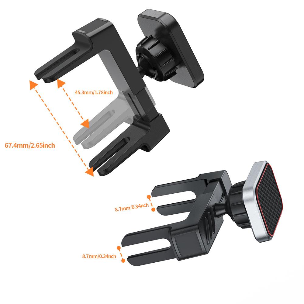 Xiaomi Universal Magnetic Car Round Air Vent Clip Cellphone Stand With 6Magnets for Mercedes Benz Round Air Outlet Car Phone Holder