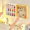 Wall Mounted Multi Style Blind Box Storage Rack Magnetic Suction Bubble Mart Figurine Display Cabinet Dustproof Doll Storage Box