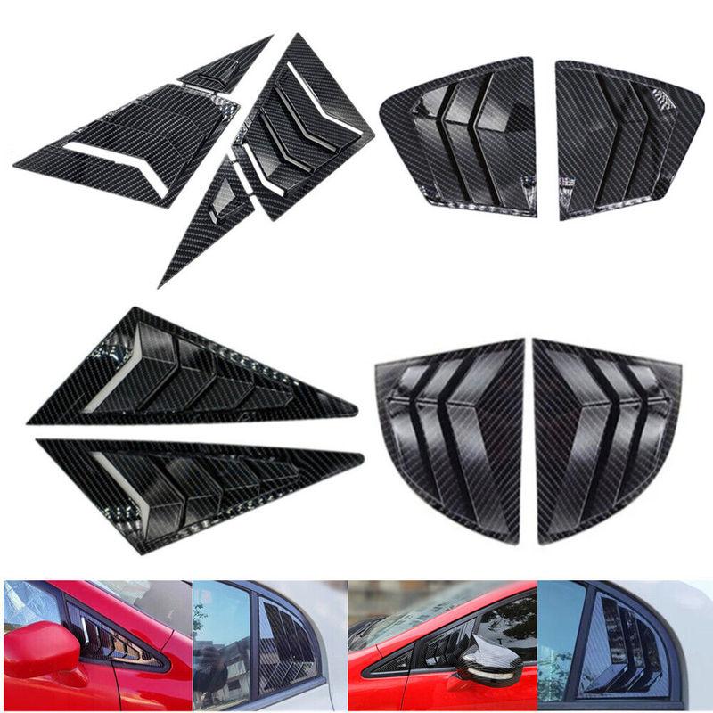 Для Honda Civic Sedan 2006-2015 Пластик ABS Переднее Заднее Окно Треугольная Решетка Вентиляции Боковая Решетка Вентиляции Автомобильные Клейкие Аксессуары