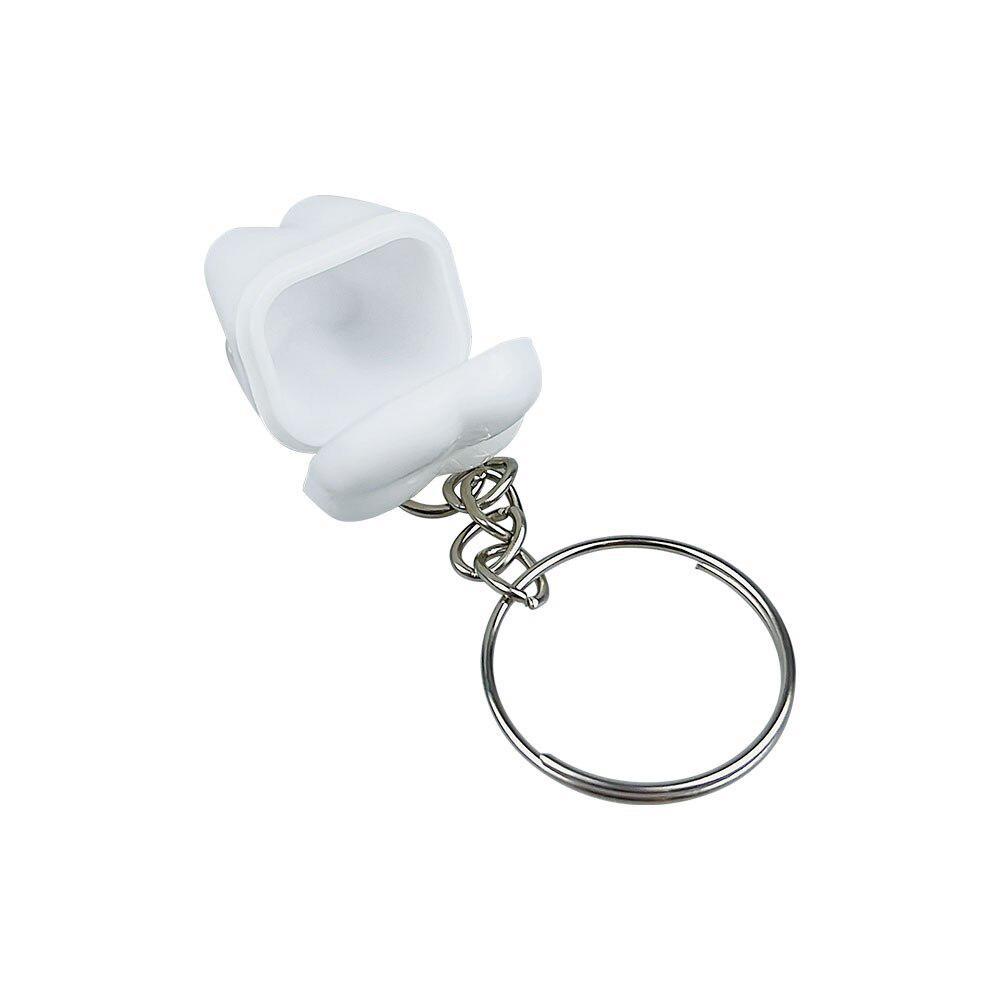 10 шт., форма зуба с брелком, детская коробка для молочных зубов, коробки для детских зубов, детский сувенирный контейнер для зубов, подарок для новорожденного