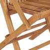 Garden Chairs with Taupe Cushions 8 pcs Solid Teak Wood