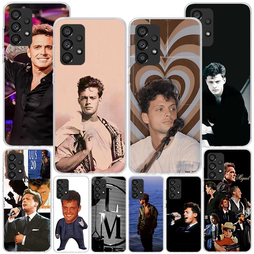 L-Luis M-Miguel Singer Phone Case For Samsung Galaxy A52 A32 A22 A12 A51 A31 A50S A30S A20S A10S Note 20 Ultra 10 Plus S10 A72 A