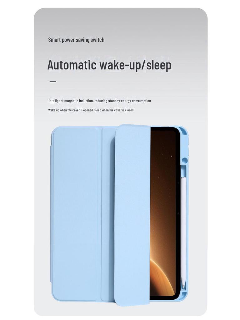 Акриловый защитный чехол для планшета OPPO Pad 3 Pro с гнездом для стилуса Air23, прозрачный, устойчивый к изгибу, кожаный, для 11,4" - 12,1".