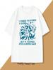 Funny Reading T Shirt I Tried To Form A Gang Book Club Tshirt Retro Librarian Book Club Bookworm T-Shirts Raccoon Graphic Tees