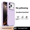 For iPhone 17 Pro Case Soft Microfiber Lining Liquid Silicone+PC Phone Cover
