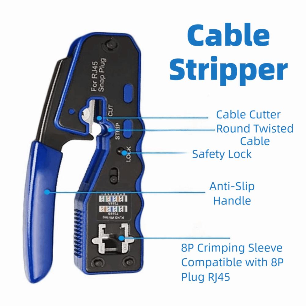 Pressing Wire Clamp Network Crimping Tool Wire Stripper Tools Wire Connecting Tools