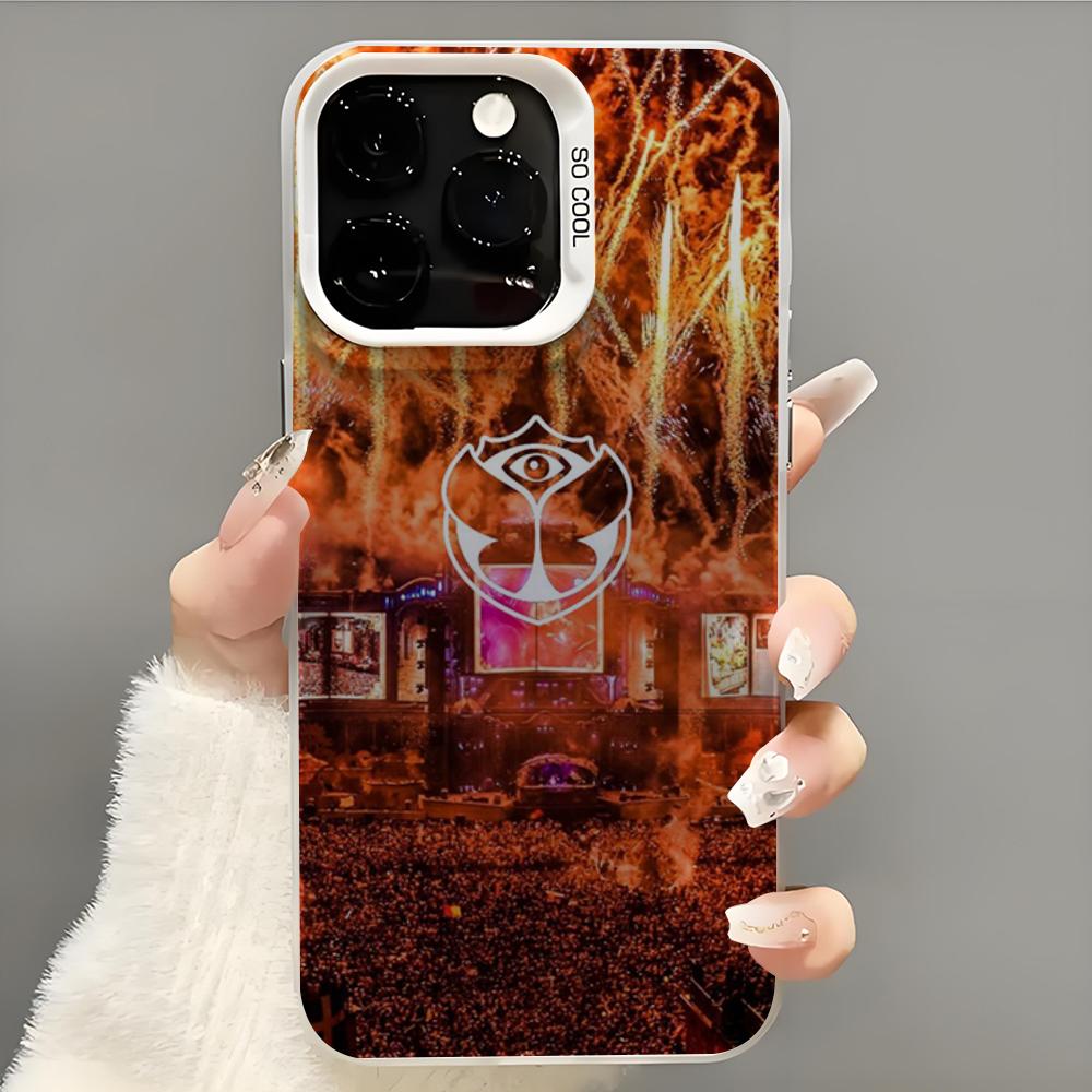 Чехол для телефона Музыкальный фестиваль Tomorrowlands Чехол для телефона Для iPhone 14 16 15 11 12 13 Pro Max Mini Plus Ударопрочный чехол