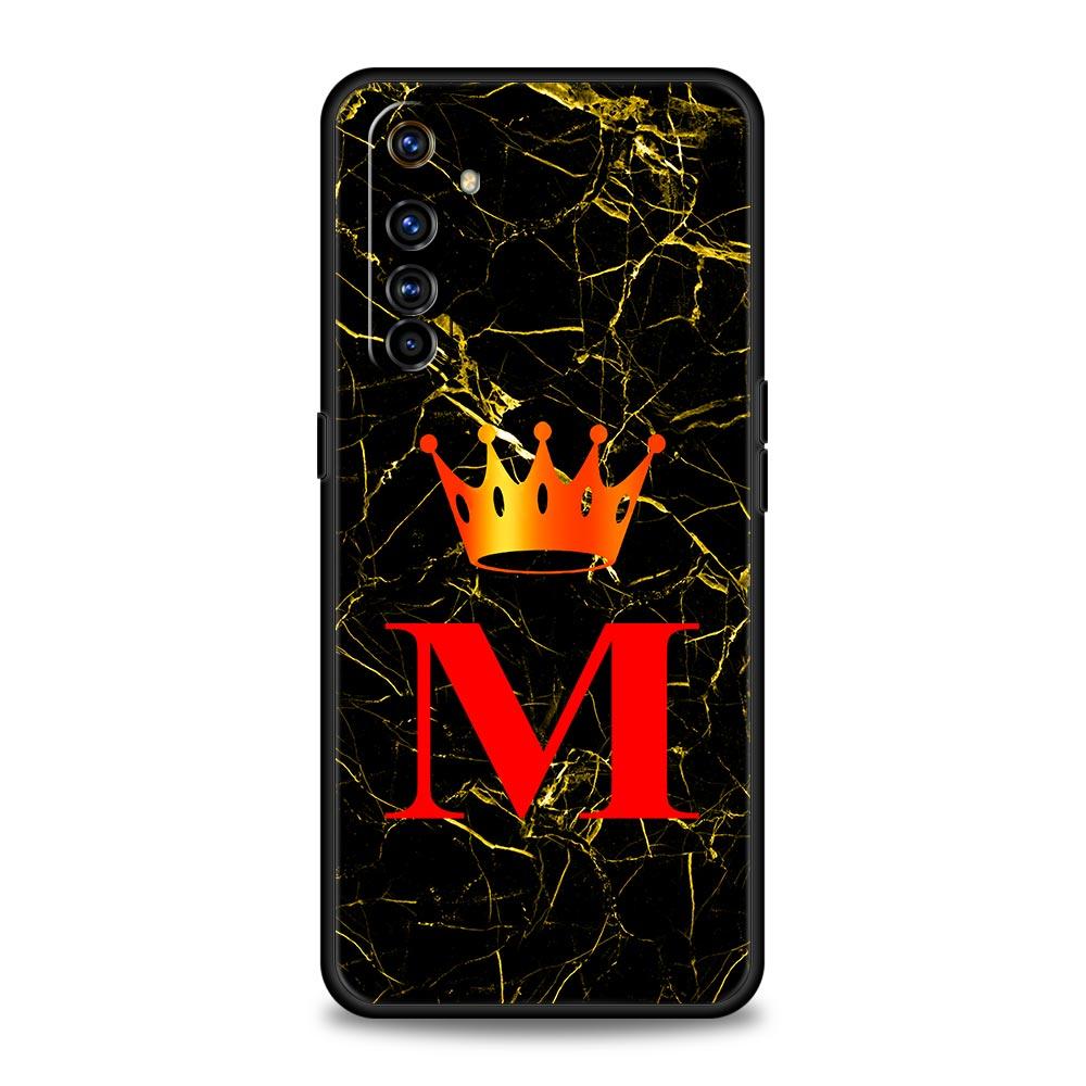 Мраморная буква Мягкий ТПУ Для Realme 13 12 11 10 9 Pro Plus GT3 GT2 C21 C25 C35 C53 C55 C67 Pro 5G Чехол для телефона Обложка Fundas Capa Сумка