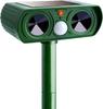 Ultrasonic Dog Chaser, Solar Powered Outdoor Animal Deterrent, Infrared Sensor for Humane Animal Repellent, Weatherproof Motion Sensor Hunter