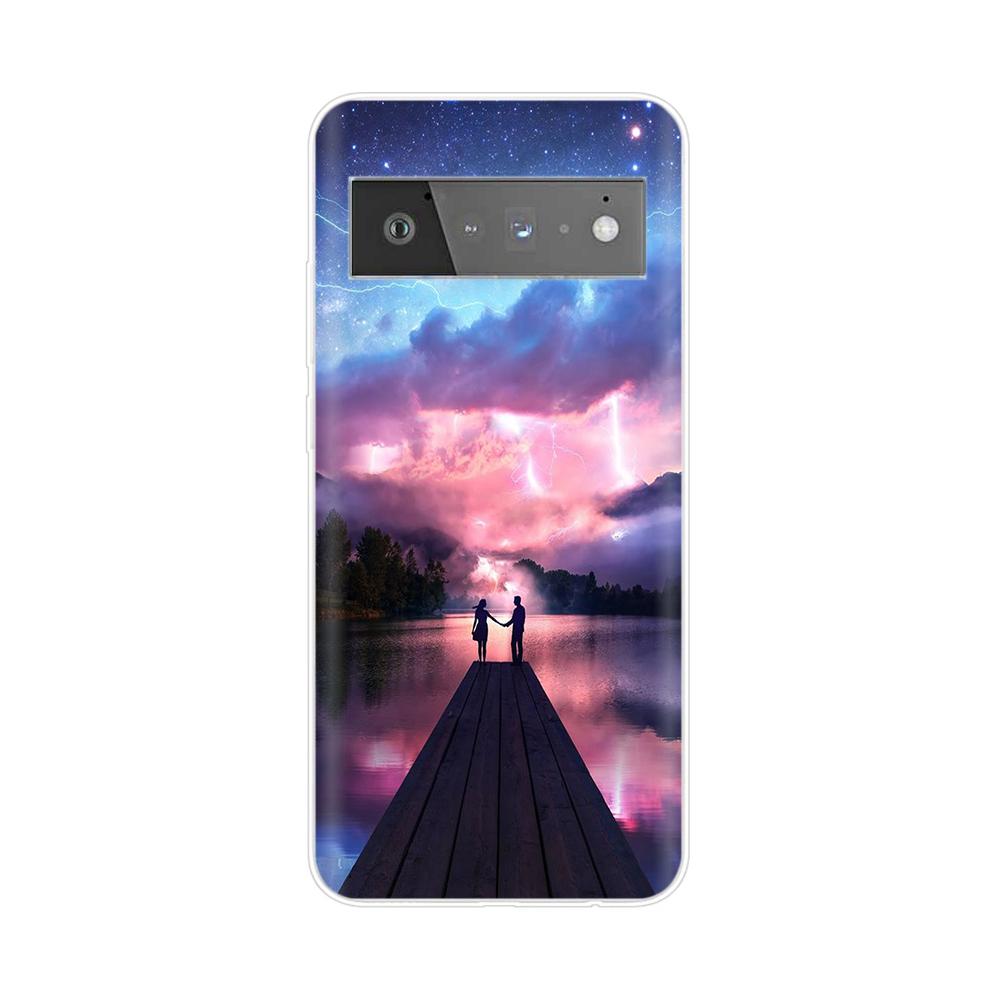 For Google Pixel 6 Pro Case Silicone Soft Clear TPU Phone Cover for Google Pixel6 Pixel 6 Pro 6A Case Pixel6A Cover Bumper Coque