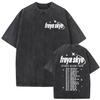 Freya Skye Stars Align Tour  Vintage Washed T Shirt Men Women Fans Gift Tops Clothing Tshirt Aesthetic Short Sleeve Tshirts