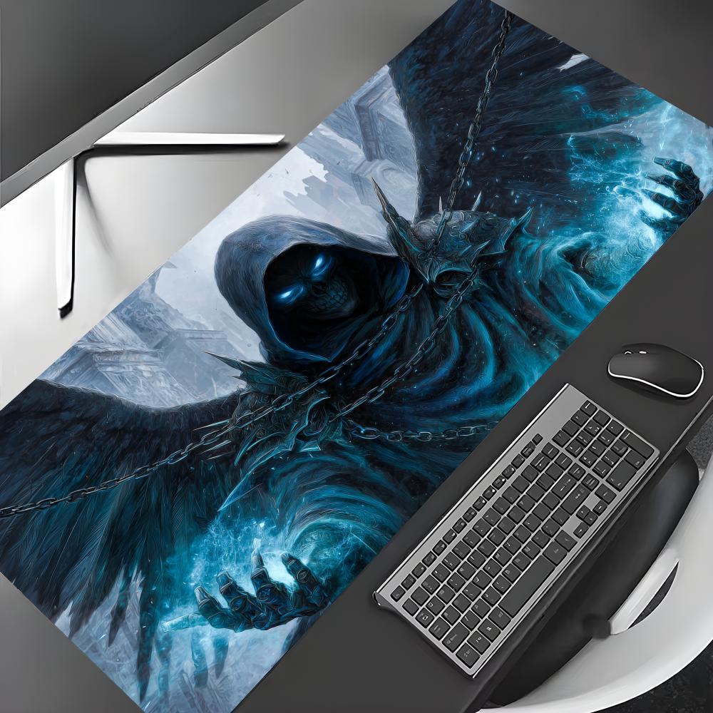 Giant Winged Skeleton Mage Mouse Pad Large Computer Office Game Table Mats Rubber AntiSlip Xxl Mouse Mat Hdp Long Desk Pads