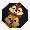 Good Brothers Chip & Dale Design Automatic Opening and Closing Umbrella, Lightweight 3-Fold, With Cute Cartoon Characters, Suitable for Home