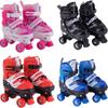 Pvc Roller Adjustable Skates For Kids With Brakes Wheels Safe Design Outdoor