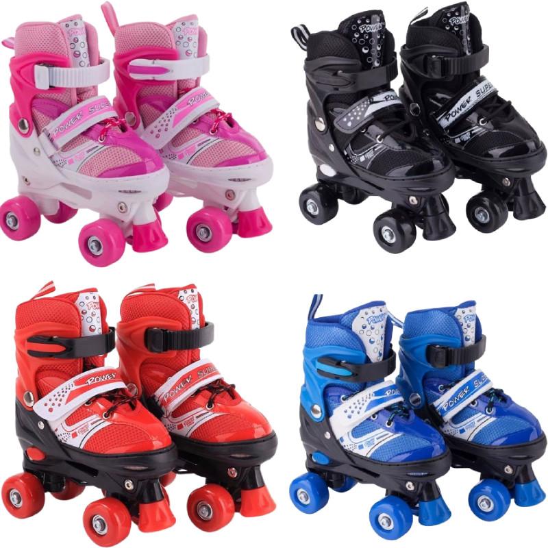 Roller Skate With Double Row Pvc Wheels And Lightweight Pp Pa Sole For Outdoor Recreation