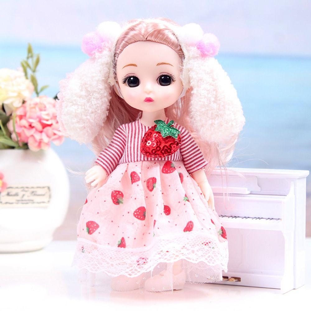 Up Gift Articulated Doll Movable Jointed Princess Dolls Mini Multi Joint Doll Toy Set Girls' Doll