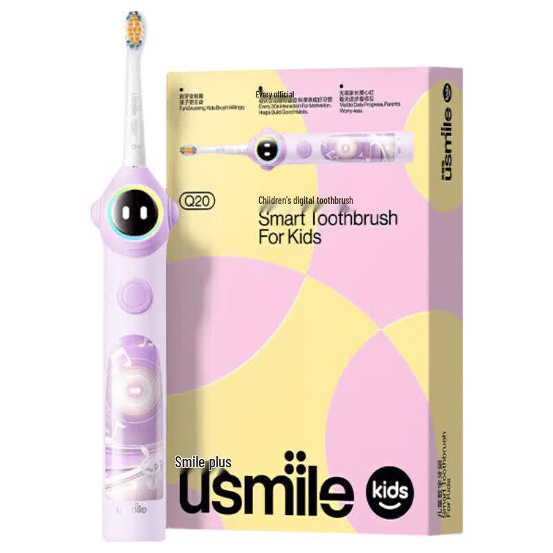 usmile Q20 Детская цифровая электрическая зубная щетка с китайской вилкой (адаптер в комплекте)