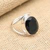 Black Spinel Gemstone 925 Sterling Silver Handmade Wonderful Jewelry Ring