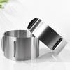 Silver Telescopic Mousse Ring Circle Mold Cake Mould New Heightened Cake Rings  Bakeware