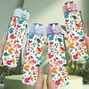 1PC Spring Leaf Floral Branch Pattern Print 750ml Color Plastic Sports Water Bottle Leakproof Flip Straw Lid Suitable for Sports Office Home Use