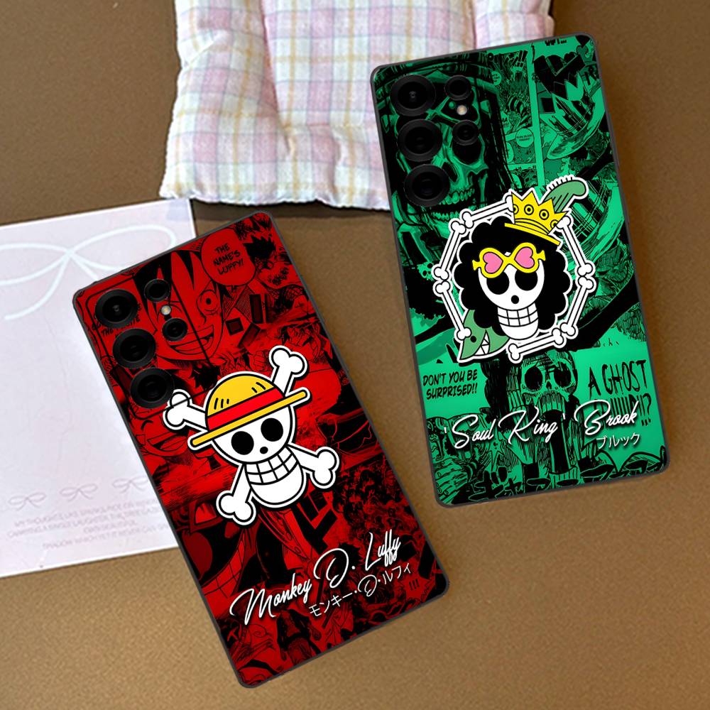 O-one-PpieceS Logo Phone Case For Samsung S 24 Fe 25 Ultra Plus 20 Lite 21 30 22 23 24 22 Ultra 5G Fundas
