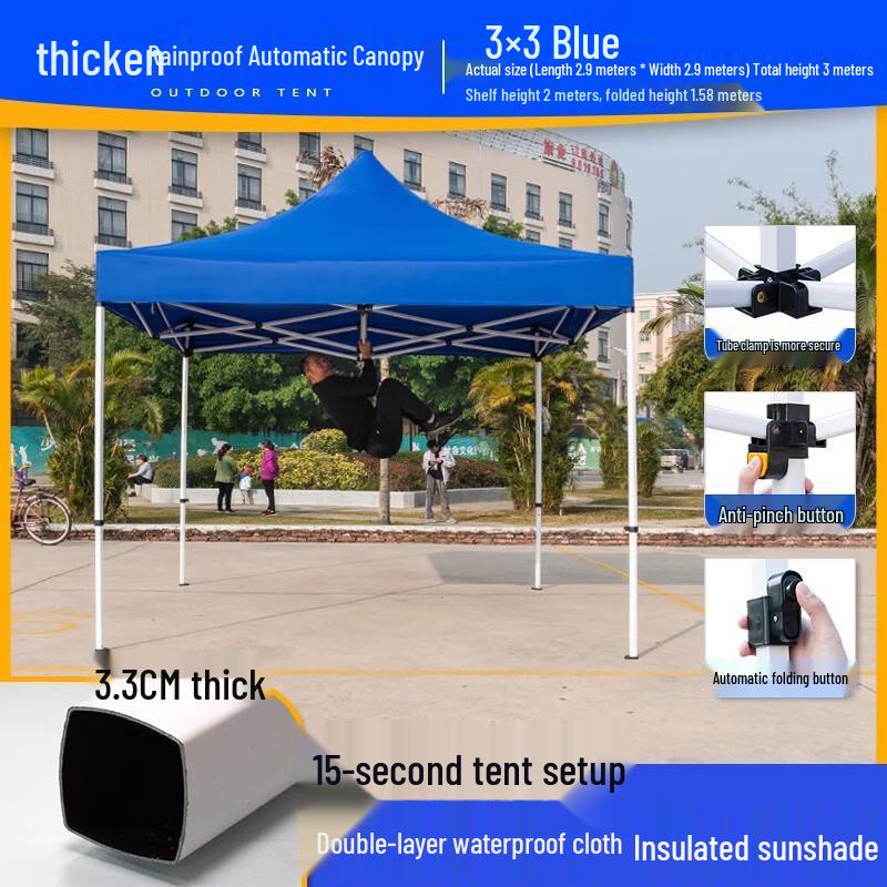 Heavy-Duty Folding Outdoor Pop-Up Canopy