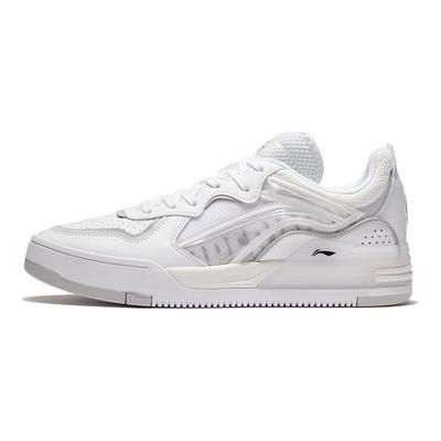 Li Ning We Wo легкие дышащие низкие кроссовки мужские кроссовки белые AGCS029-3