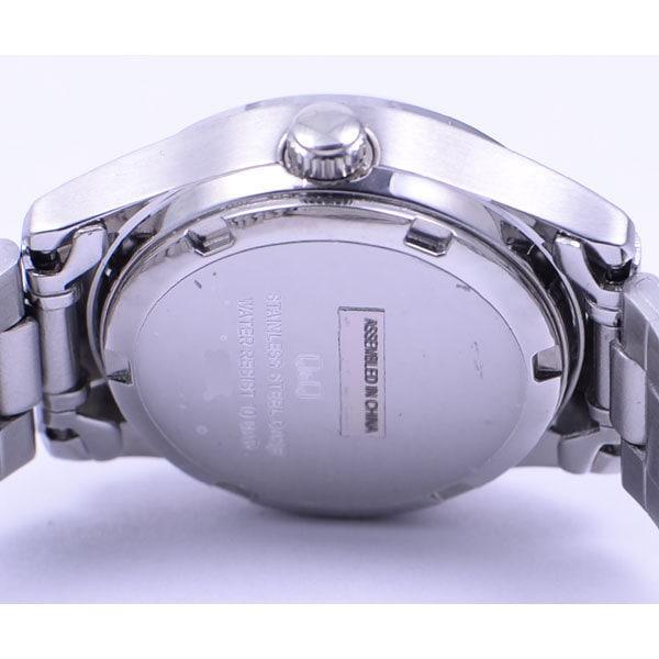 Citizen Женщины W473-204 ( Часы Q&Q Модель из нержавеющей стали) Круглые часы из серебристой нержавеющей стали, аналоговые