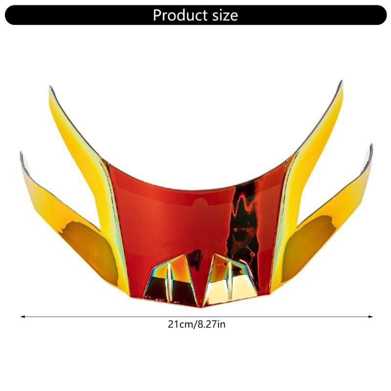 Lightweight Large Rear Wing Accessory Suitable for FF801 Enhanced Stability on Helmets Enhanced Comfort & Reduced Noise