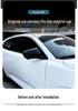 Накладка на зеркало заднего вида Changan UNIK 'Бычий Рог' с защитой от царапин