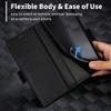 EUCAGR Кожаный кошелек-чехол из углеродного волокна с магнитной защелкой для Samsung S26 Ultra S25 S24 S23 S22 S21 S20 S10 S9 S8 Plus