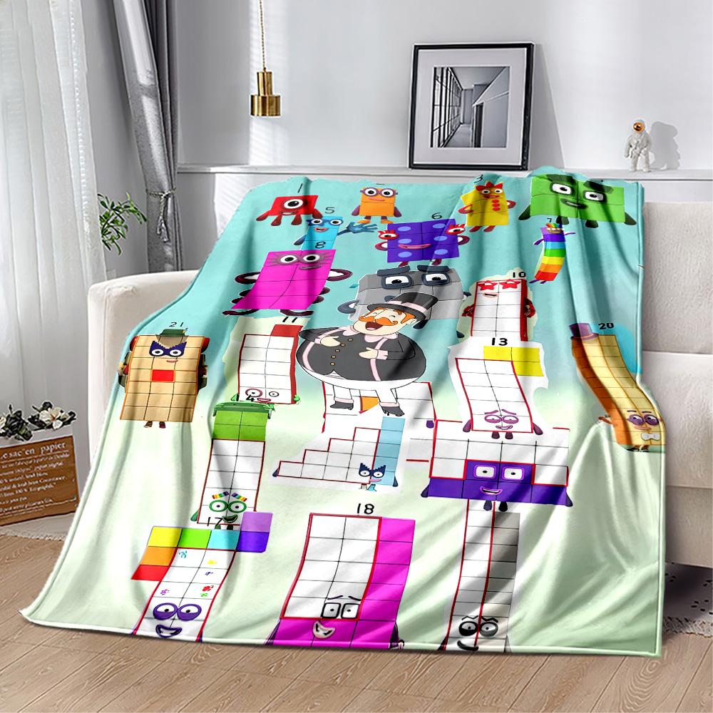 Numberblocks Blanket Soft & Cozy Suitable for Picnics Couch Bed for All Occasions Modern Style Best Holiday Gift for Friends Family