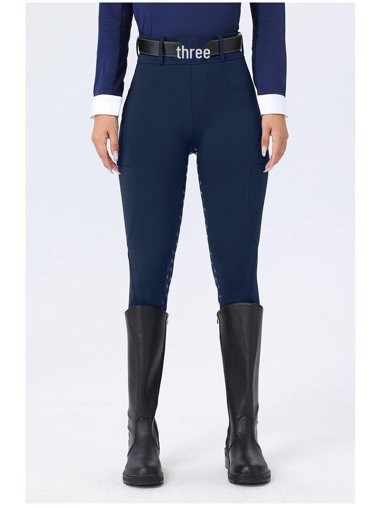 Women's Full Seat Silicone Anti-Slip Breeches: Breathable, Quick-Drying, Moisture-Wicking, High Elasticity Equestrian Pants
