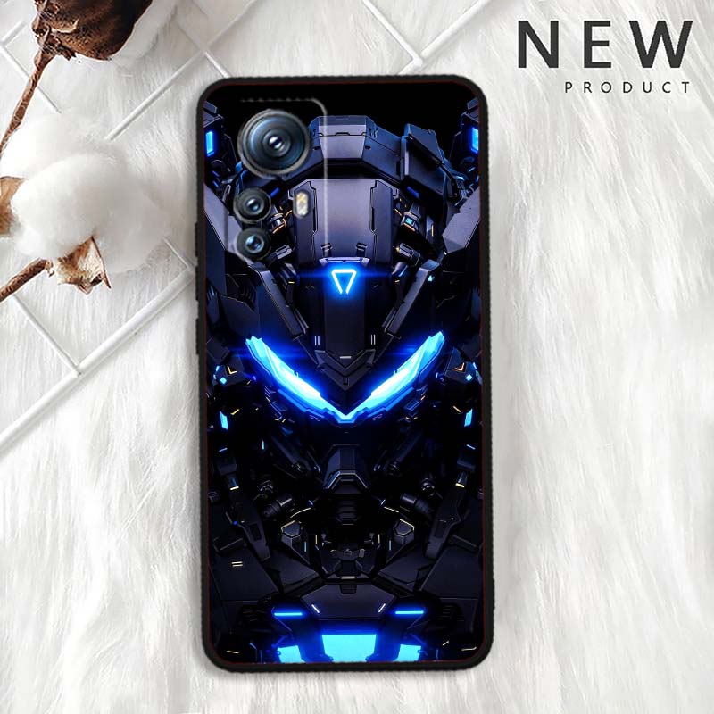 Механический стиль Рисунок Для Xiaomi Mi 15 14 13 13T 12 12T 12S 11 11i 11T Pro Ultra Lite 5G Черный Мягкий Чехол для Телефона