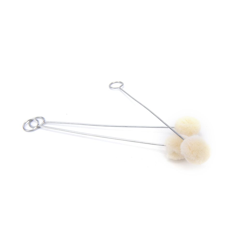 Metal Handle Leather Wool Balls Brush Dyeing Sponge Painting Brush Painting Applications