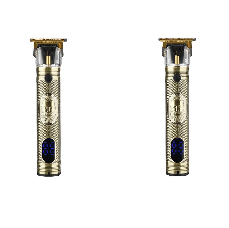 Профессиональный электрический триммер для волос, бритва для самостоятельного использования, встроенный аккумулятор, зарядка через USB, домашний салонный стиль, усовершенствованная стрижка волос