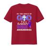 By The Grace God I m A Survivor Domestic Violence Awareness T Shirt vintage Washed Breathable Unisex Soft Comfortable Casual