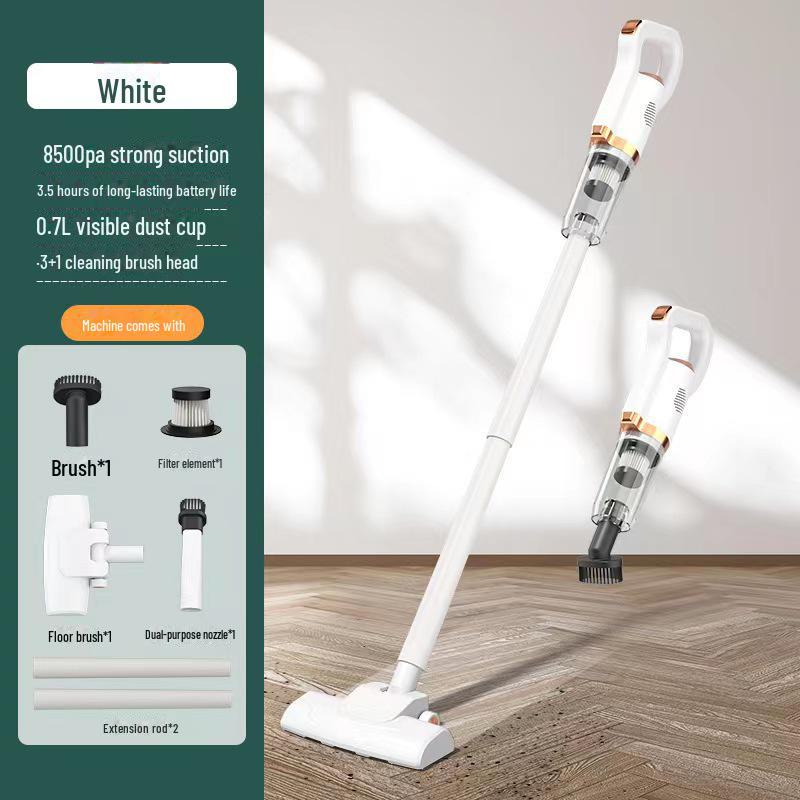 High-Power Handheld Vacuum Cleaner with Strong Suction for Home, Car & Mite Removal