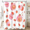 Polyester Bath Shower Curtain Waterproof Kitchen Bathroom Decor