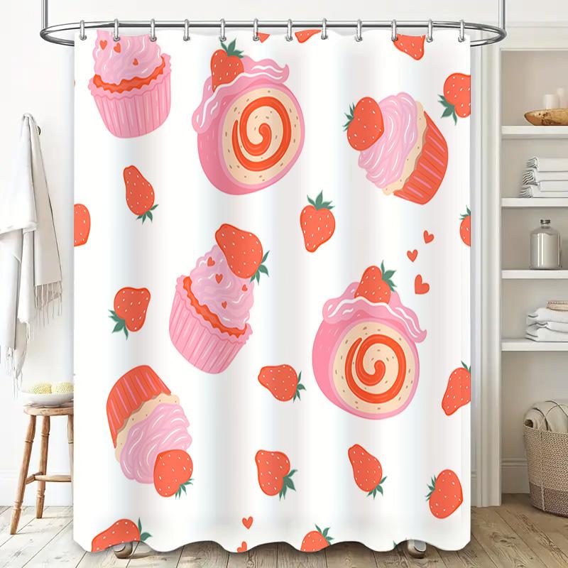 Polyester Bath Shower Curtain Waterproof Kitchen Bathroom Decor