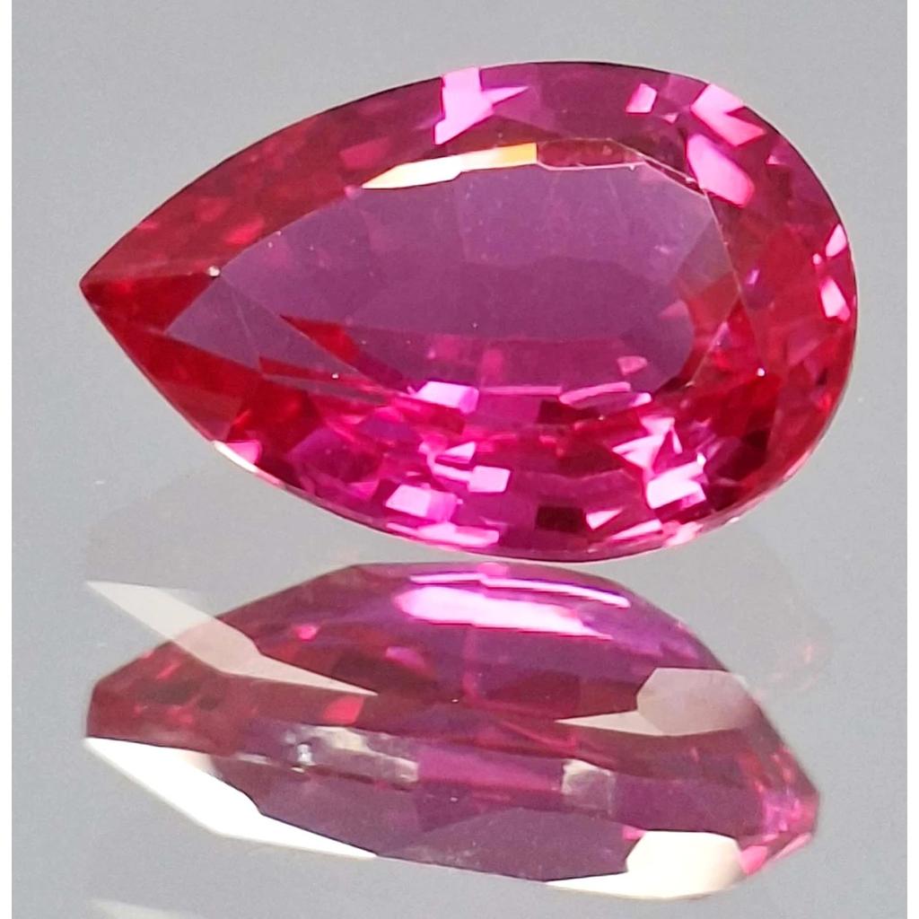 Fabulous Natural Pink Sapphire 11-13 Ct Pear Certified Loose Gemstone