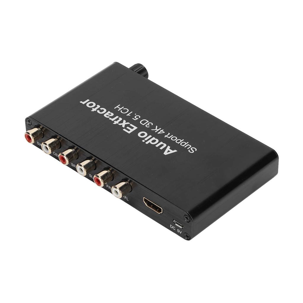 RCA O Extractor 4K 3D 5.1CH HD Multimedia Interface Analog O Converter for PS4 DVD HD TV