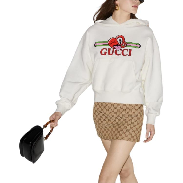 Gucci Свитшот женский SS24 Бежевый 768122-XJGHG-9088