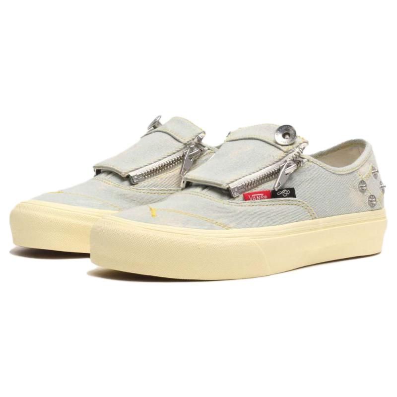 Vans Shane Gonzales X Authentic Zip Vlt LX Прочные Дышащие Низкие Кеды для Скейтбординга Унисекс Синие VN0A7Y12DNM1