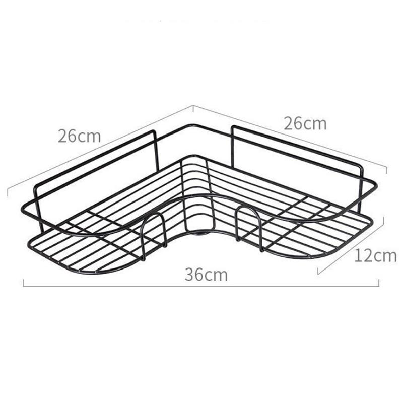 Полка для ванной комнаты Органайзер для душа Треугольник Косметический стеллаж для хранения Кухня Туалет