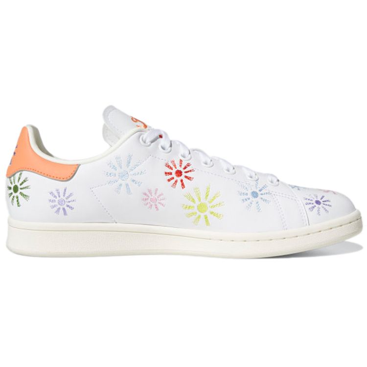 Adidas Кроссовки унисекс Stan Smith Pride White Cloud-White True-Pink GW2417