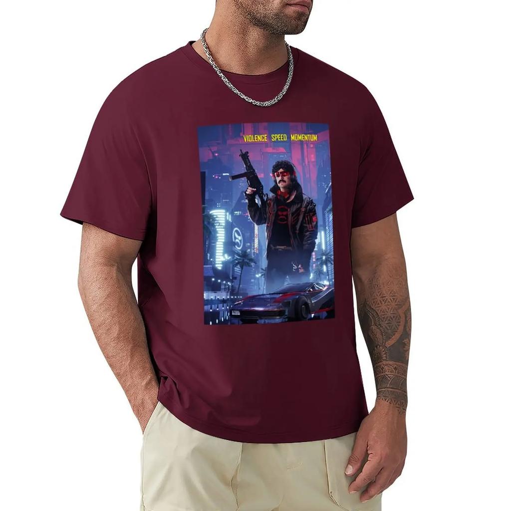 Dr Disrespect T-Shirt summer top oversized Short sleeve tee